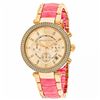 Image 8 : NEW MICHAEL KORS PINK/GOLD 39MM PARKER MSRP $401