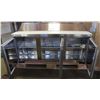Image 2 : NEW 6' STAINLESS STEEL REFRIGERATED PREP TABLE