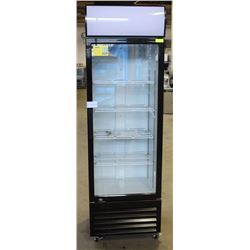 NEW HINGED SINGLE GLASS DOOR 460L UPRIGHT COOLER
