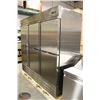 Image 2 : NEW ICB STAINLESS STEEL 3 DOOR SPLIT FREEZER, MODEL