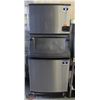 Image 1 : K26) BAILIFF SEIZURE MANITOWOC ICE MAKER W/ ICE BIN