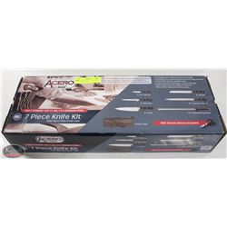 NEW WINCO ACERO 7 PIECE KNIFE SET INCL: PARING