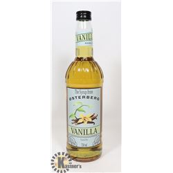 BOTTLE OF VANILLA SYRUP DRINK FLAVOURING
