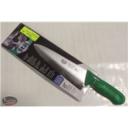NEW WINCO 8" CHEFS KNIFE - GREEN HANDLE