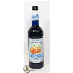BOTTLE OF BLUE CURACAO SYRUP DRINK FLAVOURING