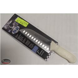 NEW WINCO 7" SANTOKU KNIFE - WHITE HANDLE