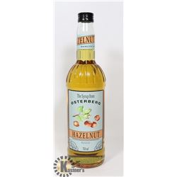 BOTTLE OF HAZELNUT SYRUP DRINK FLAVOURING