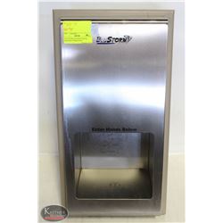 BLUESTORM AIR HAND DRYER, REQUIRES CONNECTION