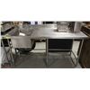 Image 1 : BAILIFF SEIZURE STAINLESS STEEL WORK TABLE W/ SINK & FAUCET