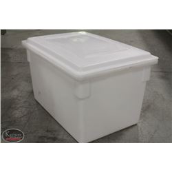 FOOD GRADE BIN W/ REVERSIBLE LID-LARGE