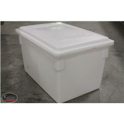 FOOD GRADE BIN W/ REVERSIBLE LID-LARGE