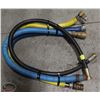 Image 1 : LOT OF 4 VARIOUS TYPES OF COMM. GAS LINE HOSES