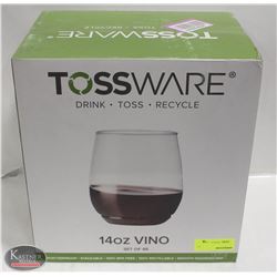 CASE OF 48 TOSSWARE 14OZ WINE GLASSES
