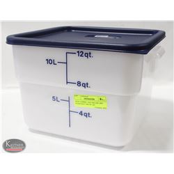 NEW CAMBRO 12QT SQUARE DRY INGREDIENT BIN W/ LID
