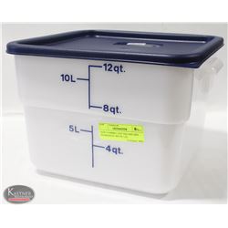 NEW CAMBRO 12QT SQUARE DRY INGREDIENT BIN W/ LID