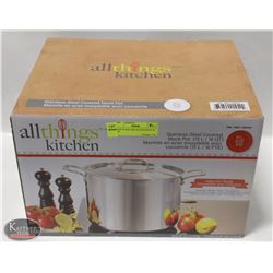 NEW IN BOX 16QT S/S STOCKPOT W/ LID