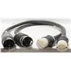 Image 1 : MALE/FEMALE 4 WIRE 125/250 VOLT CORDS,