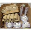 Image 1 : BOX OF ROLLS OF MASKING PAPER, CLEAR 6" SALAD