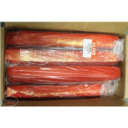 BOX OF HALF PINT RED CHINESE TAKE OUT CONTAINERS