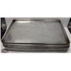Image 1 : STACK OF 5 ALUMINUM SHEET PANS
