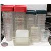 Image 1 : LARGE BOX OF ASSORTED DRY INGREDIENT BINS WITH