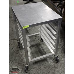 HEAVY DUTY 15 TIER ALUMINUM BAKERS RACK