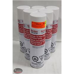 K38) BAILIFF SEIZURE LOT OF 6 - 21 OZ CANS OF GORDON CHOICE CANOLA