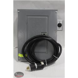 SUB PANEL SQUARE-D BREAKER BOX W/ CORD/PLUG