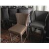 Image 1 : LOT OF 8 LEATHERETTE BAR HEIGHT CHAIRS