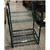 Image 1 : BAILIFF SEIZURE 2-TIER GREEN WIRE RACK 24"X18"X34"