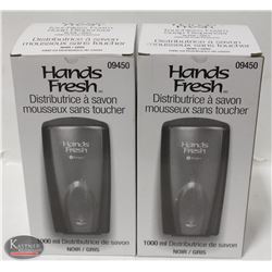 LOT OF 2 HANDS FRESH TOUCHLESS FOAM SOAP