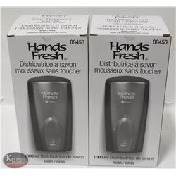 LOT OF 2 HANDS FRESH TOUCHLESS FOAM SOAP