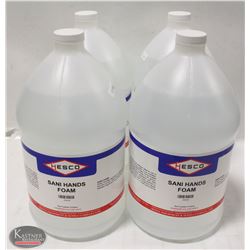 CASE OF 4 - 4L JUGS OF FOAMING HAND SANITIZER