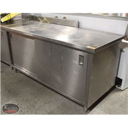 K13) BAILIFF SEIZURE TITAN CUSTOM STAINLESS STEEL 2 SLIDING DOOR