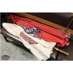 LOT OF 2 RICKARDS PATIO UMBRELLAS