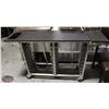 Image 1 : COMMERCIAL FOOD SERVICE CART W/ SHELF EXTENSIONS