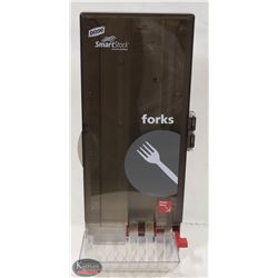 NEW DIXIE SMART STOCK  DISPOSABLE FORK DISPENSER