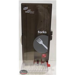 NEW DIXIE SMART STOCK  DISPOSABLE FORK DISPENSER