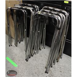 LARGE LOT OF CATERING TRAY STANDS