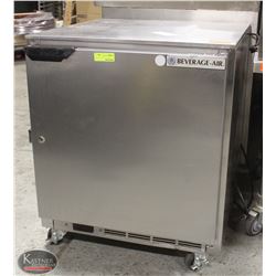 K3) BAILIFF SEIZURE BEVERAGE AIR STAINLESS STEEL UNDER COUNTER