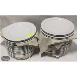 LOT OF 37 - 10.5" DINNER PLATES