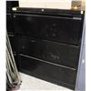 Image 1 : METAL 3-DRAWER LATERAL FILING CABINET
