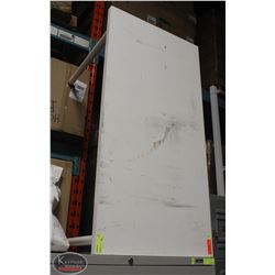 K29) BAILIFF SEIZURE WHITE IKEA TABLE 47.5"X23.5"X29.5"