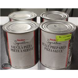 K39) BAILIFF SEIZURE LOT OF 4 - 2.84L CANS OF GORDON FULLY