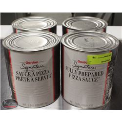 K39) BAILIFF SEIZURE LOT OF 4 - 2.84L CANS OF GORDON FULLY