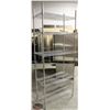 Image 1 : 5-TIER CHROME WIRE RACK. 35"X18"X87"