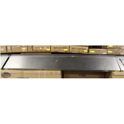 BAILIFF SEIZURE STAINLESS STEEL WALLSHELF 72"X12"