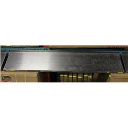 BAILIFF SEIZURE STAINLESS STEEL WALLSHELF 60"X 12"