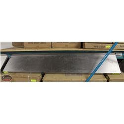 BAILIFF SEIZURE STAINLESS STEEL WALLSHELF 60"X12"
