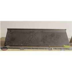 BAILIFF SEIZURE STAINLESS STEEL WALLSHELF 36"X12" *BRACKET NEEDS